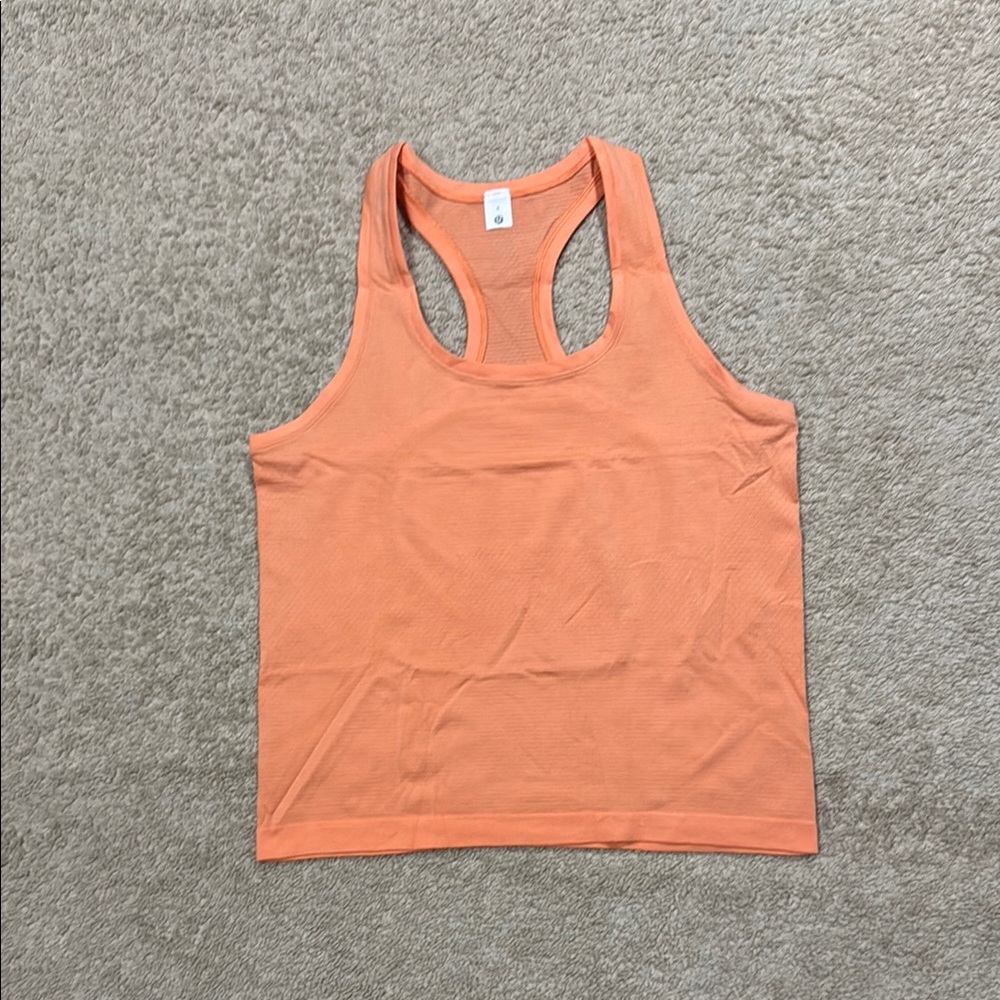 Lululemon swiftly Orange Tank Top